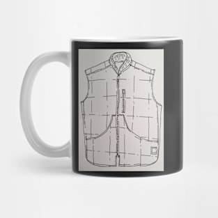 Fashion Illustration: gilet Mug